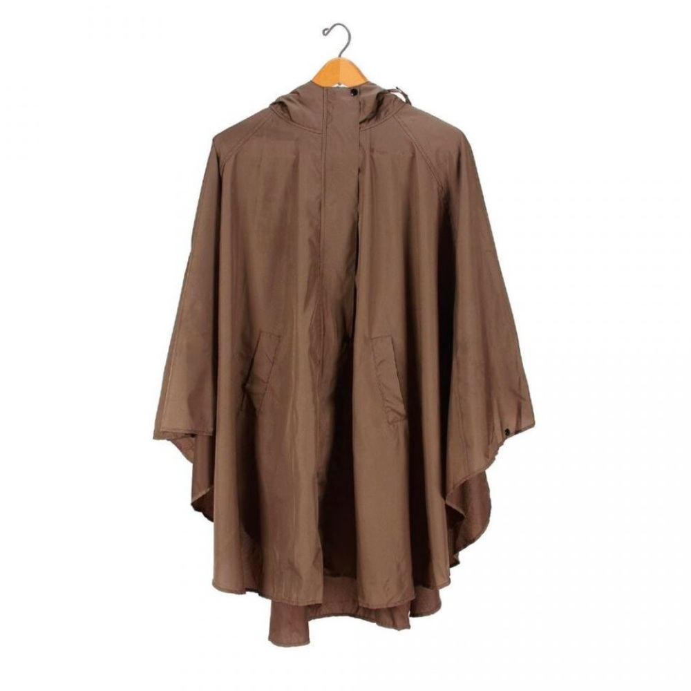 Quotes by Izzy and Oliver Ponchos - Khaki Hooded Rain Poncho